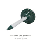 Repelente ultrassónico solar para toupeiras 625 m².