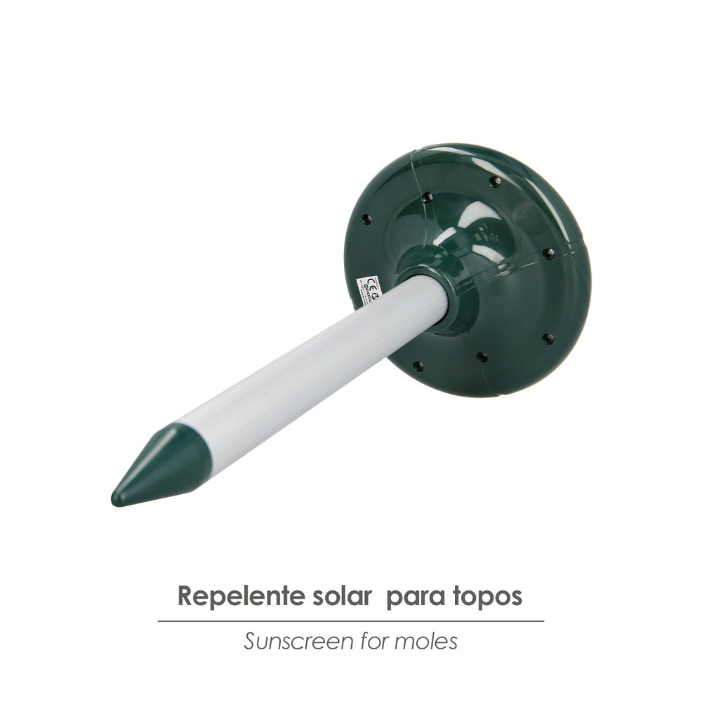 Solar ultrasonic mole repeller 625 m².