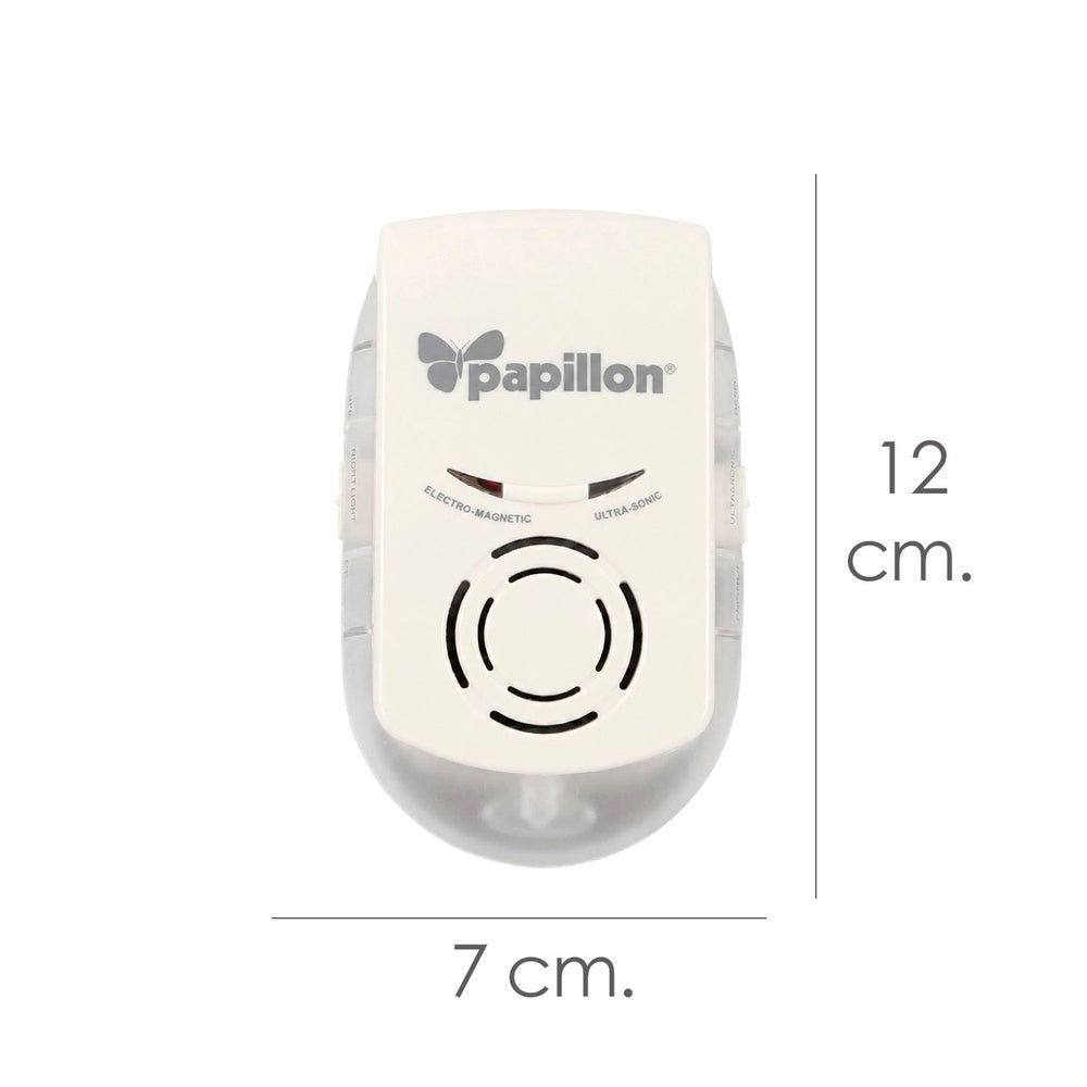 Ultrasonic and electromagnetic repellent for mice and insects