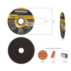 Disco corte abrasivo piedra ø 115 x ø 22 mm espesor 3,2 mm disco radial / amoladora universal con todas las amoladoras.