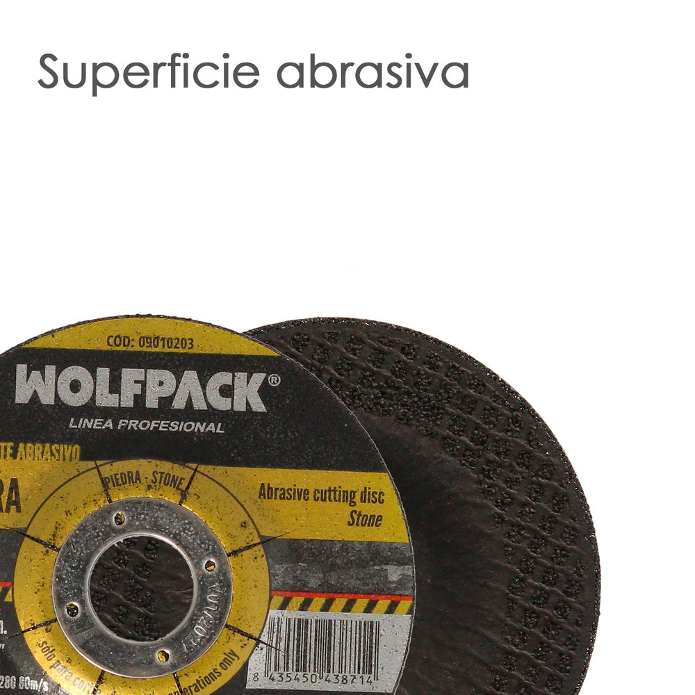 Disco corte abrasivo piedra ø 115 x ø 22 mm espesor 3,2 mm disco radial / amoladora universal con todas las amoladoras.