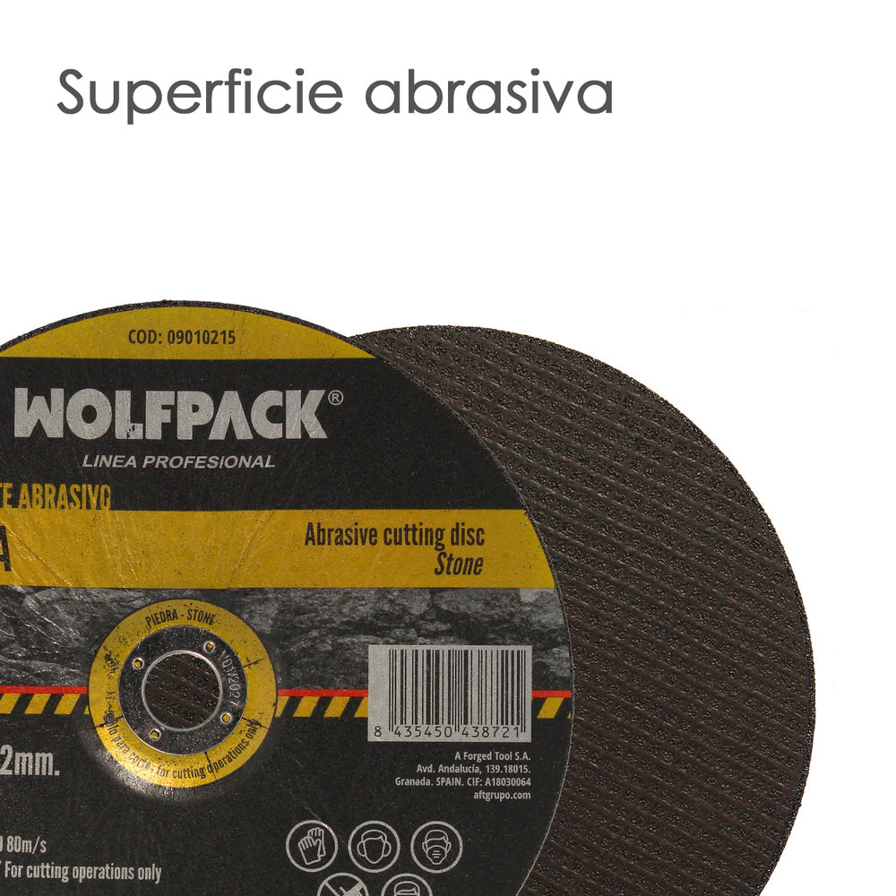 Disco corte abrasivo piedra ø 230 x ø 22 mm espesor 3,2 mm disco radial / amoladora universal con todas las amoladoras.