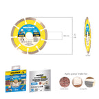 115 mm general purpose segmented sintered diamond blade