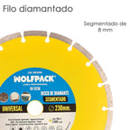 Disco diamante 230 mm general obra segmentado sinterizado