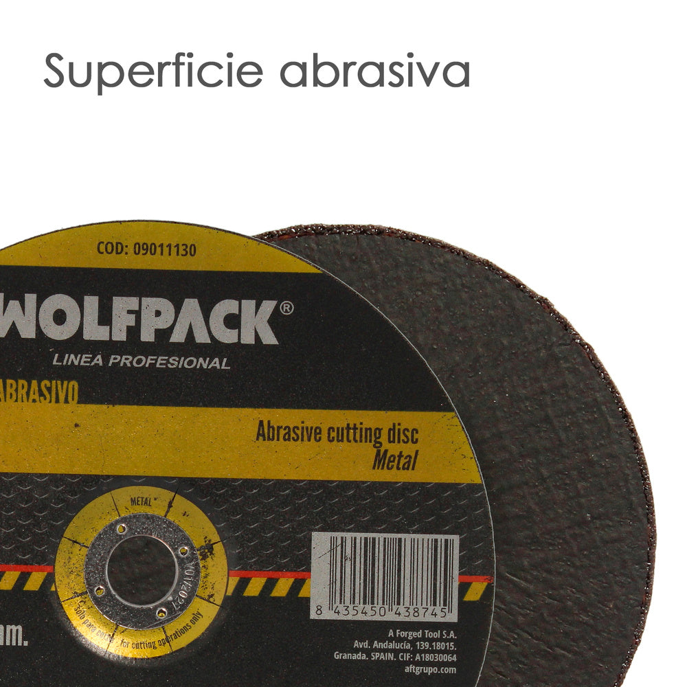 Disco corte abrasivo metal ø 230 x ø 22 mm espesor 3,2 mmdisco radial / amoladora universal