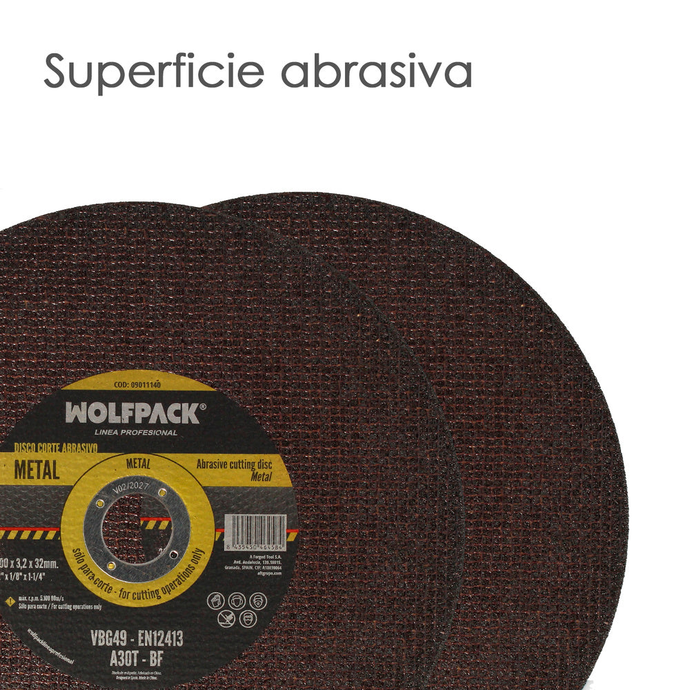 Disco corte abrasivo  metal ø 300 x ø 32 mm espesor 3,2 mm disco radial / amoladora universal con todas las amoladoras