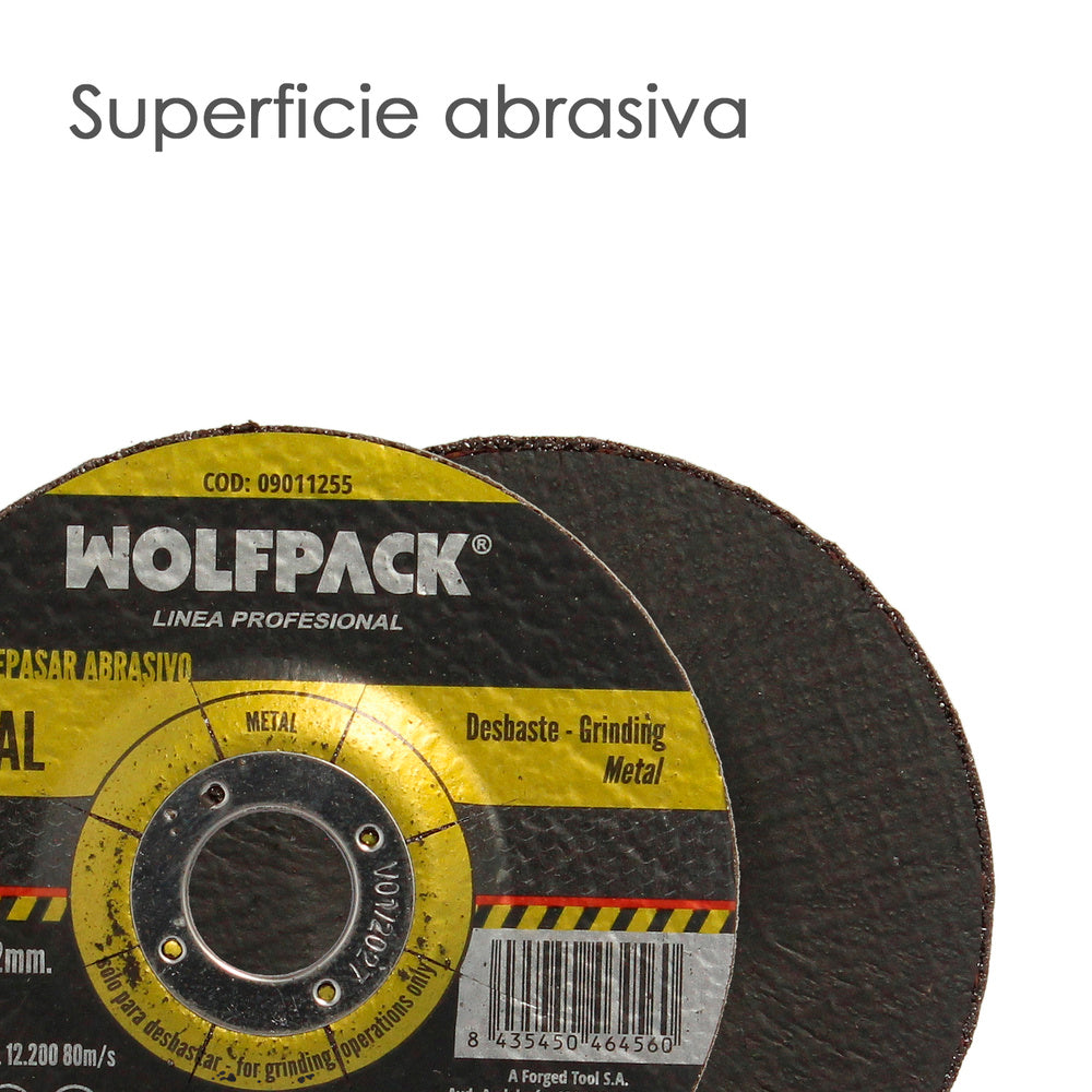Disco repasar abrasivo ø 125 x ø 22 mm espesor 6,0 mm disco radial / amoladora universal compatible con todas las amoladoras