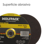 Disco repasar abrasivo ø 230 x ø 22 mm espesor 6,4 mm disco radial / amoladora universal compatible con todas las amoladoras