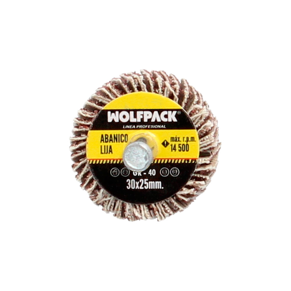 Flap disc 40 grit size ø 30 x 25 mm abrasive disc, flap wheels, abrasive wheels, sanding, grinding, polishing