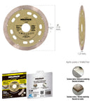 Disco diamante ø 115 mm materiales de ultima generación. Segmento de 10 mm