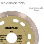 Disco diamante ø 115 mm materiales de ultima generación. Segmento de 10 mm