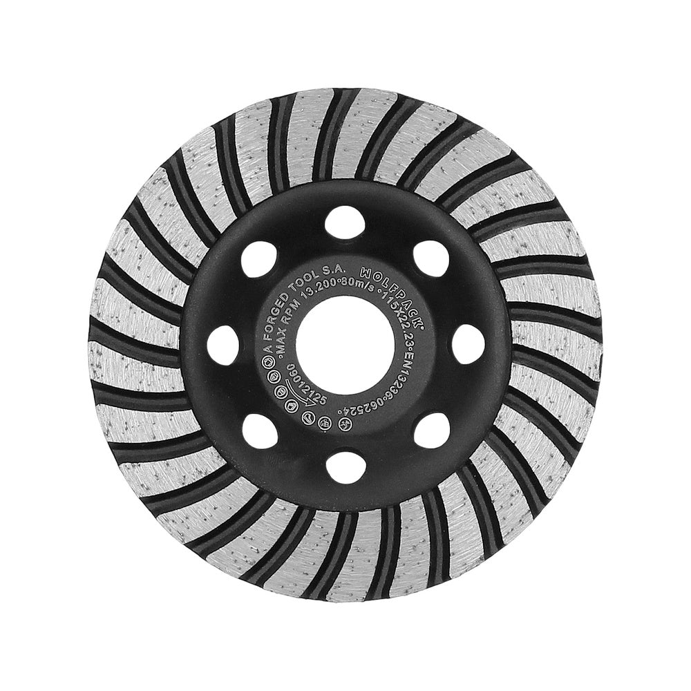 Diamond grinding disc ø 115 mm turbo segmented