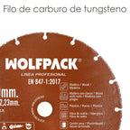 Disco corte madera / plástico ø 115 mm filo de carburo de tungsteno