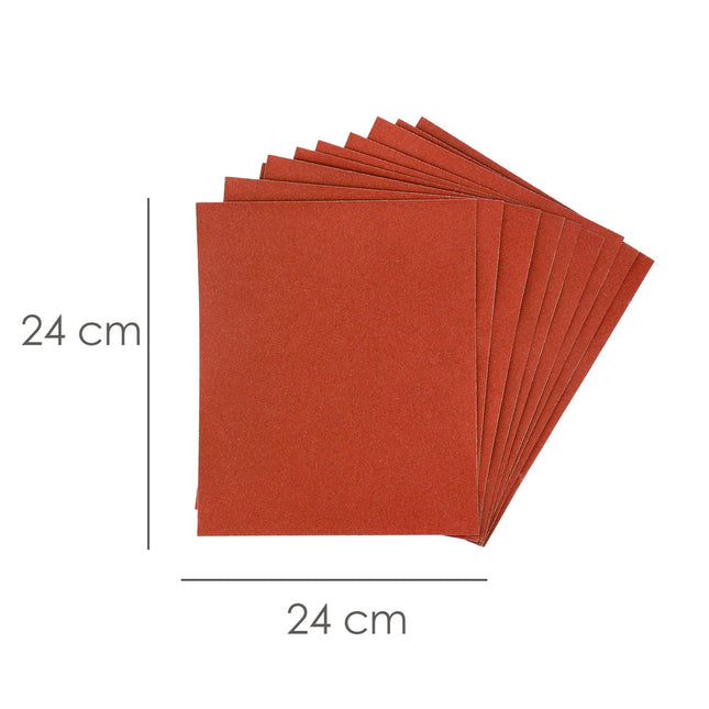 Lija agua grano 180 (pack 10 pliego)