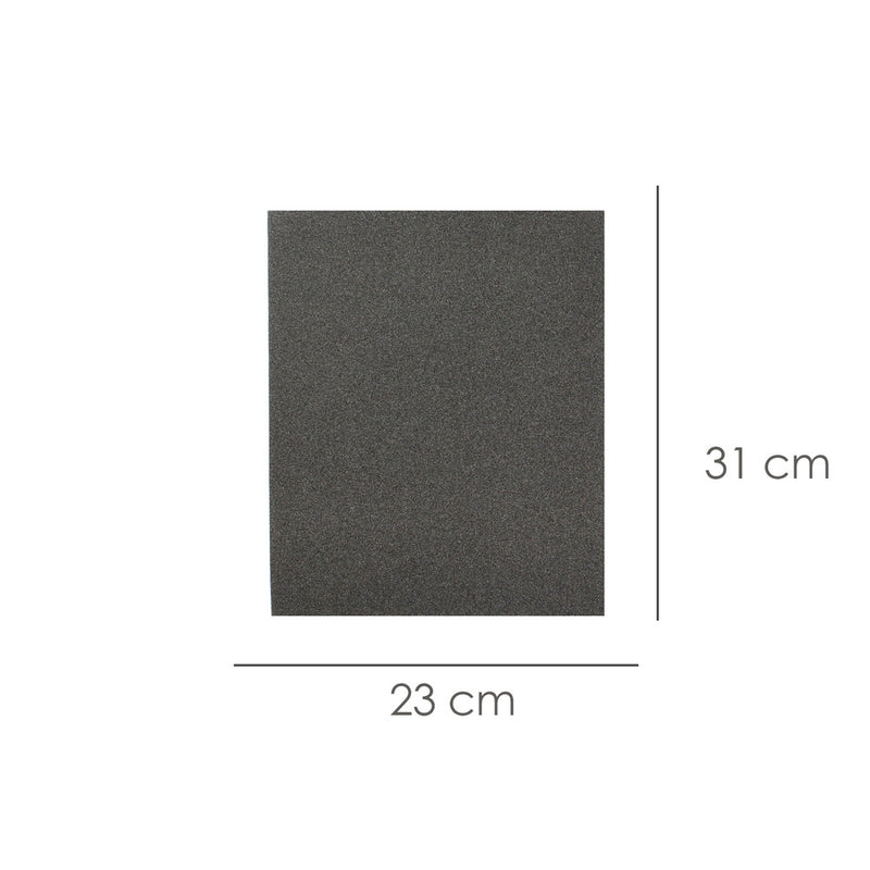 Lija hierro 0 fino (pack 10 pliegos)