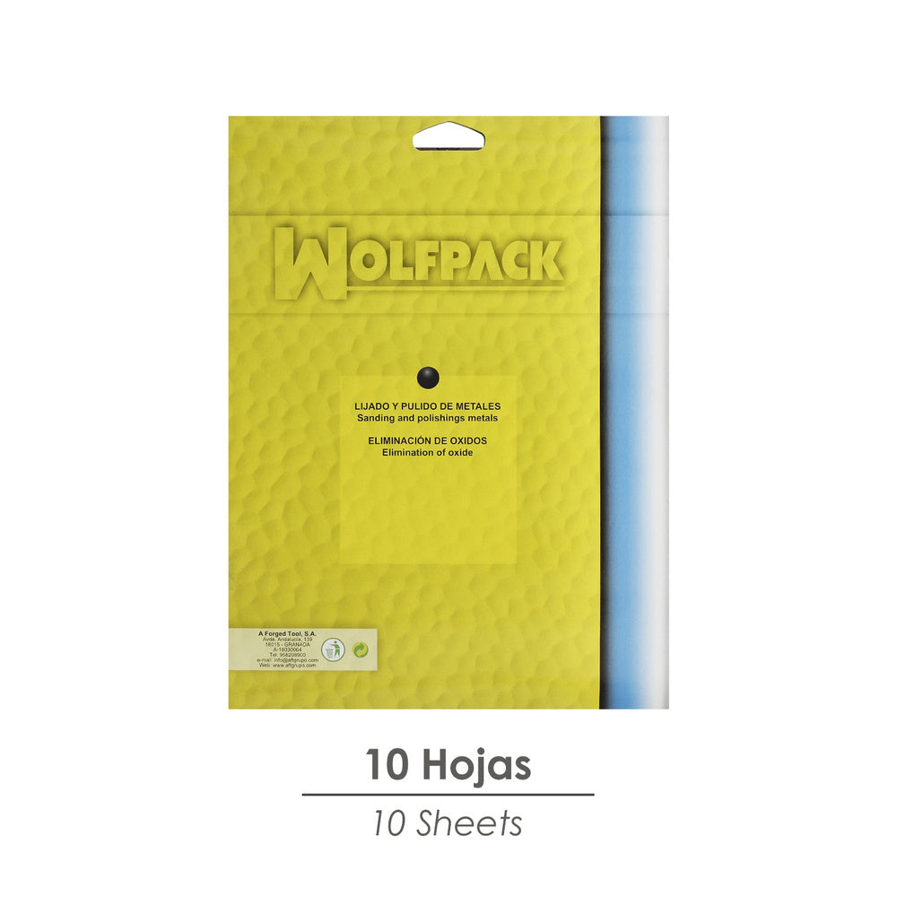 Lija hierro 3 muy grueso (pack 10 pliegos)