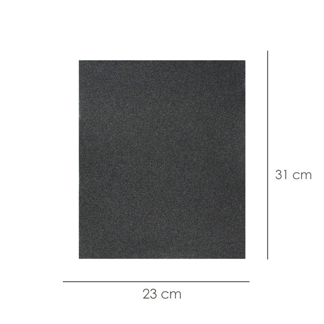 Lija madera grano 40 (pack 10 pliegos)