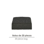 Taco lija grano grueso (bolsa de 20 piezas)