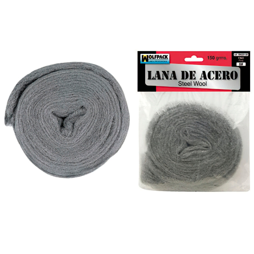 Lana de acero   150 g .      0 fino