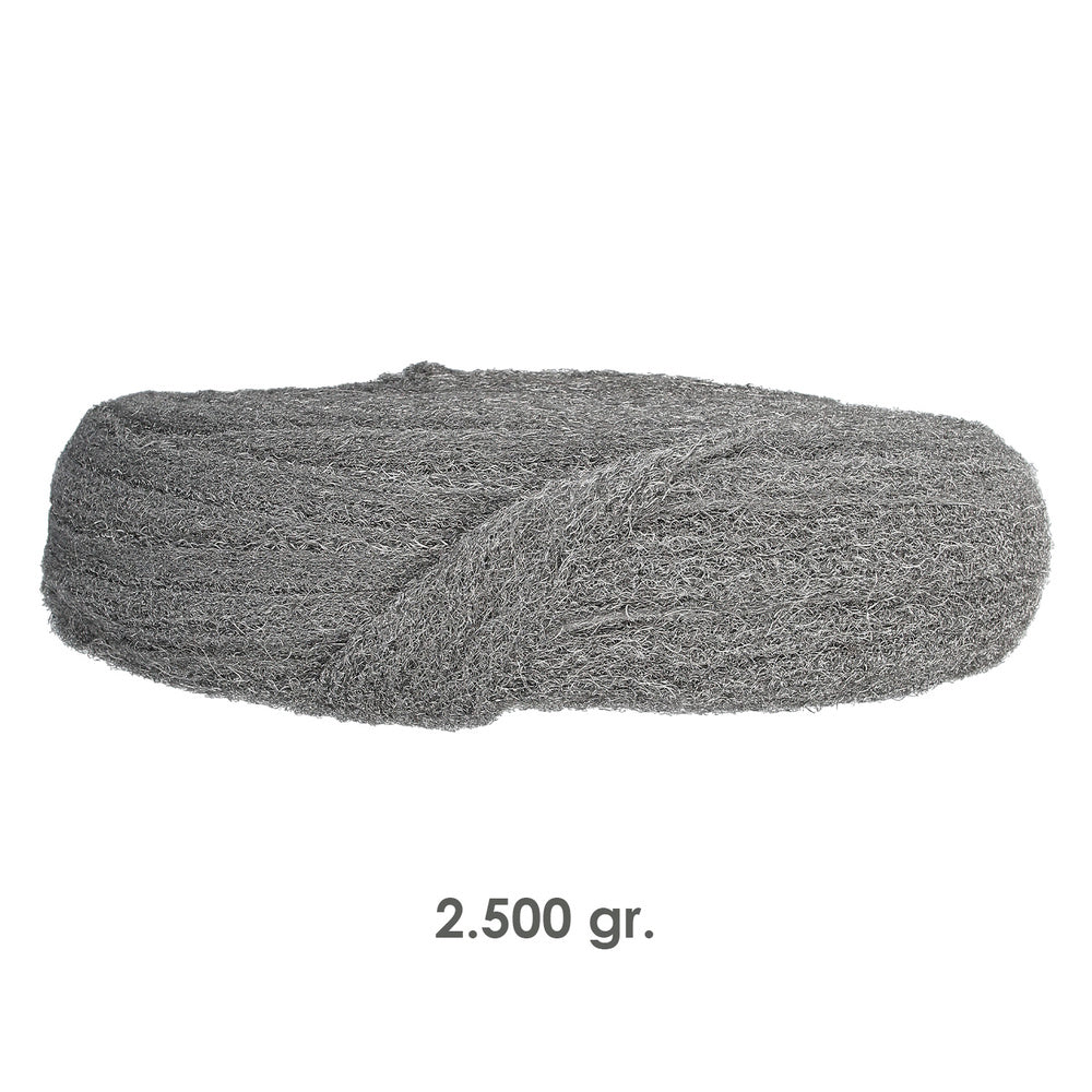 Lana de acero 2500 g . Lisa 1