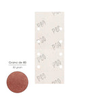 Lija recambio con velcro 93x228 mm con agujeros grano  80 (10 piezas)
