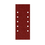 Lija recambio con velcro 115x280 mm con agujeros grano  40 (10 piezas)