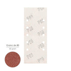 Lija recambio con velcro 115x280 mm con agujeros grano  80 (10 piezas)