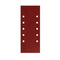 Lija recambio con velcro 115x280 mm con agujeros grano  80 (10 piezas)
