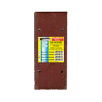 Lija recambio con velcro 115x280 mm con agujeros grano  120 (10 piezas)