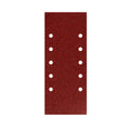 Lija recambio con velcro 115x280 mm con agujeros grano  120 (10 piezas)
