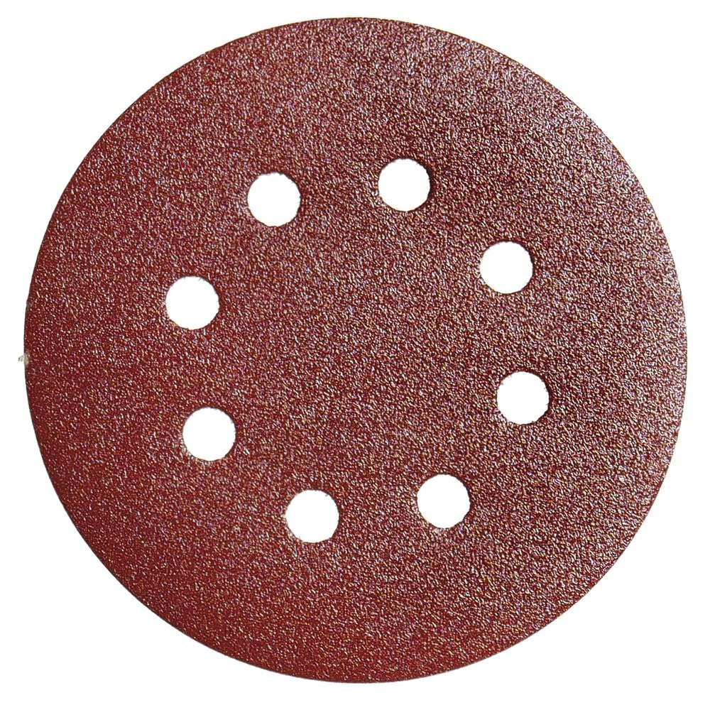 Lija recambio velcro para lijadoras excéntricas disco 125 ø con agujeros grano 40 (10 piezas)