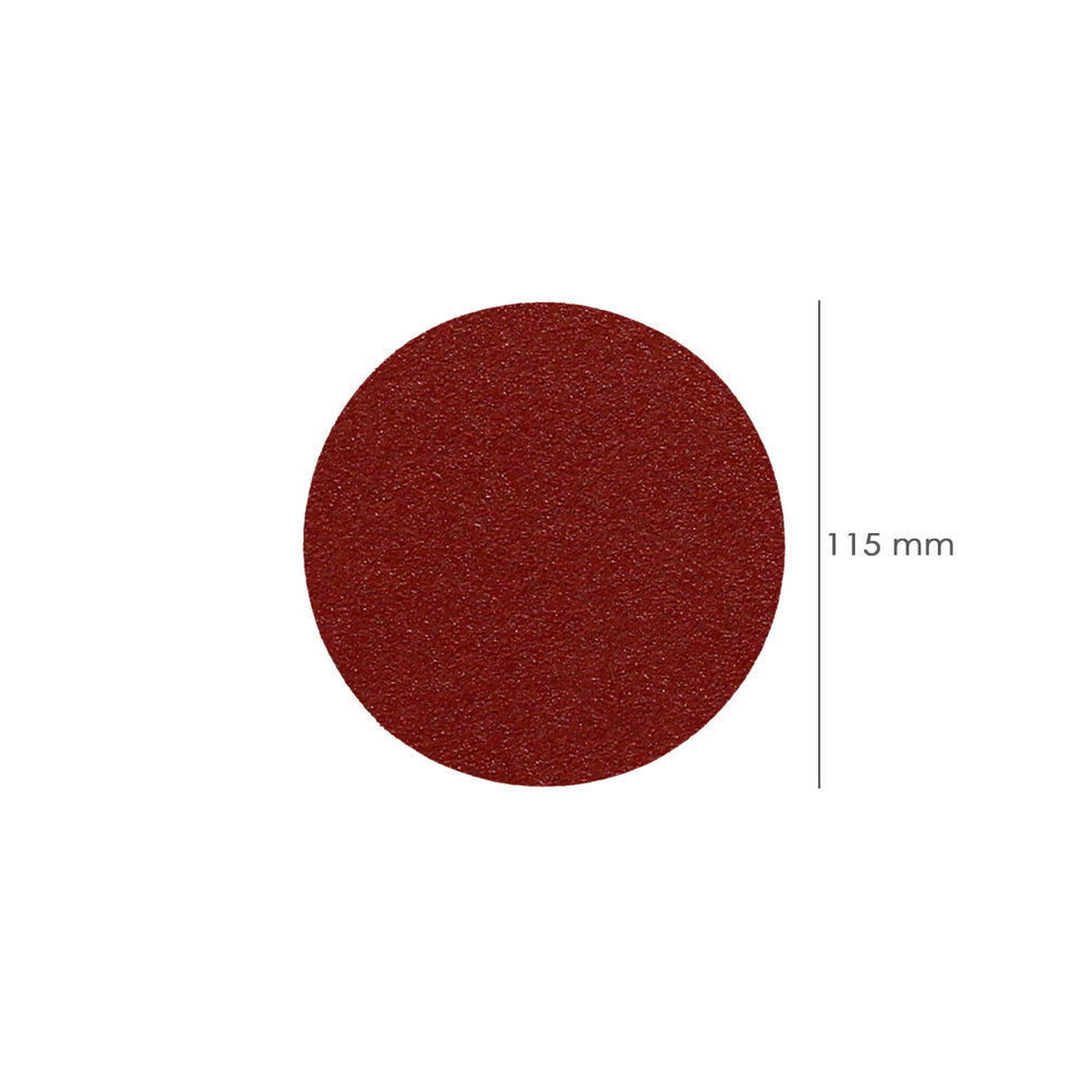 Lija recambio velcro disco ø 125 mm con agujeros grano  80 (10 piezas)
