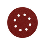 Lija recambio velcro disco ø 125 mm con agujeros grano  80 (10 piezas)