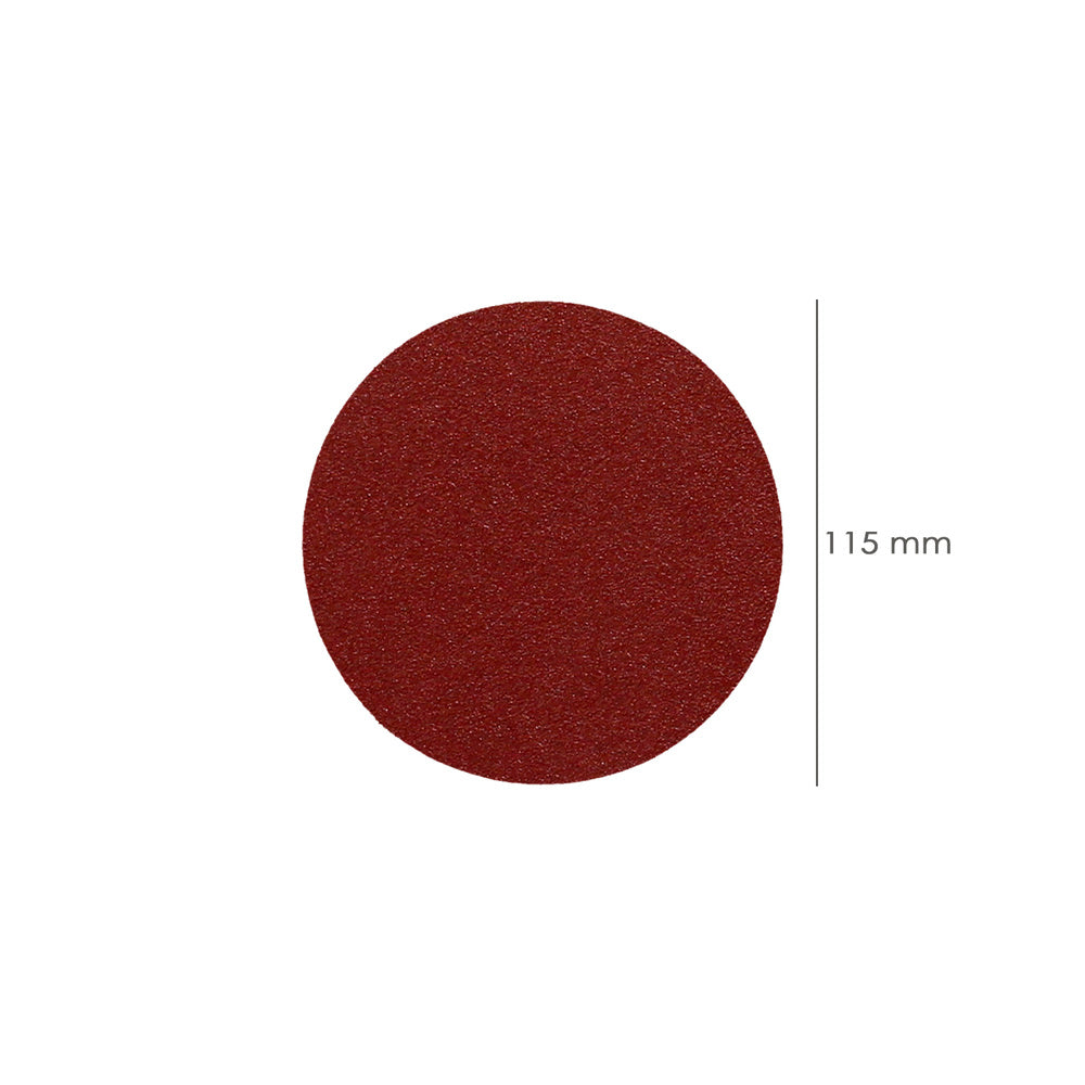 Lija recambio velcro disco ø 125 mm con agujeros grano 120 (10 piezas)