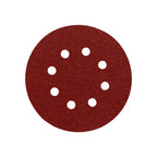 Lija recambio velcro disco ø 125 mm con agujeros grano 120 (10 piezas)