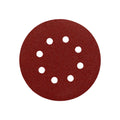 Lija recambio velcro disco ø 125 mm con agujeros grano 180 (10 piezas)