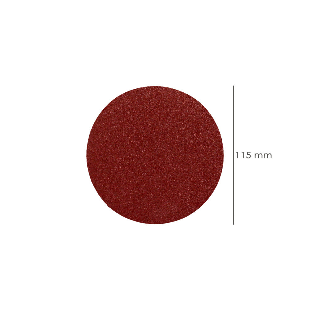 Lija recambio velcro disco ø 125 mm con agujeros grano 180 (10 piezas)