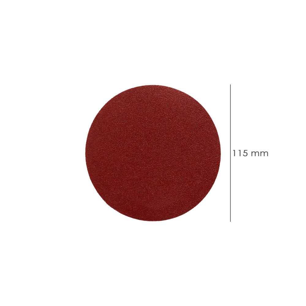 Lija recambio velcro disco ø 125 mm con agujeros grano 240 (10 piezas)