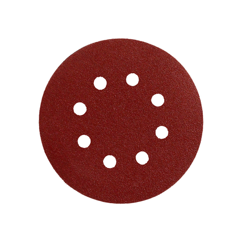 Lija recambio velcro disco ø 125 mm con agujeros grano 240 (10 piezas)