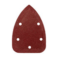Lija recambio velcro delta  140x100 mm con agujeros grano  80 (10 piezas)