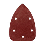Lija recambio velcro delta  140x100 mm con agujeros grano  80 (10 piezas)