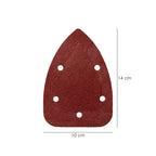 Lija recambio velcro delta 140x100 mm con agujero grano 120 (10 piezas)