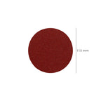 Lija recambio velcro para amoladora ø 115 mm grano  80 (10 piezas)
