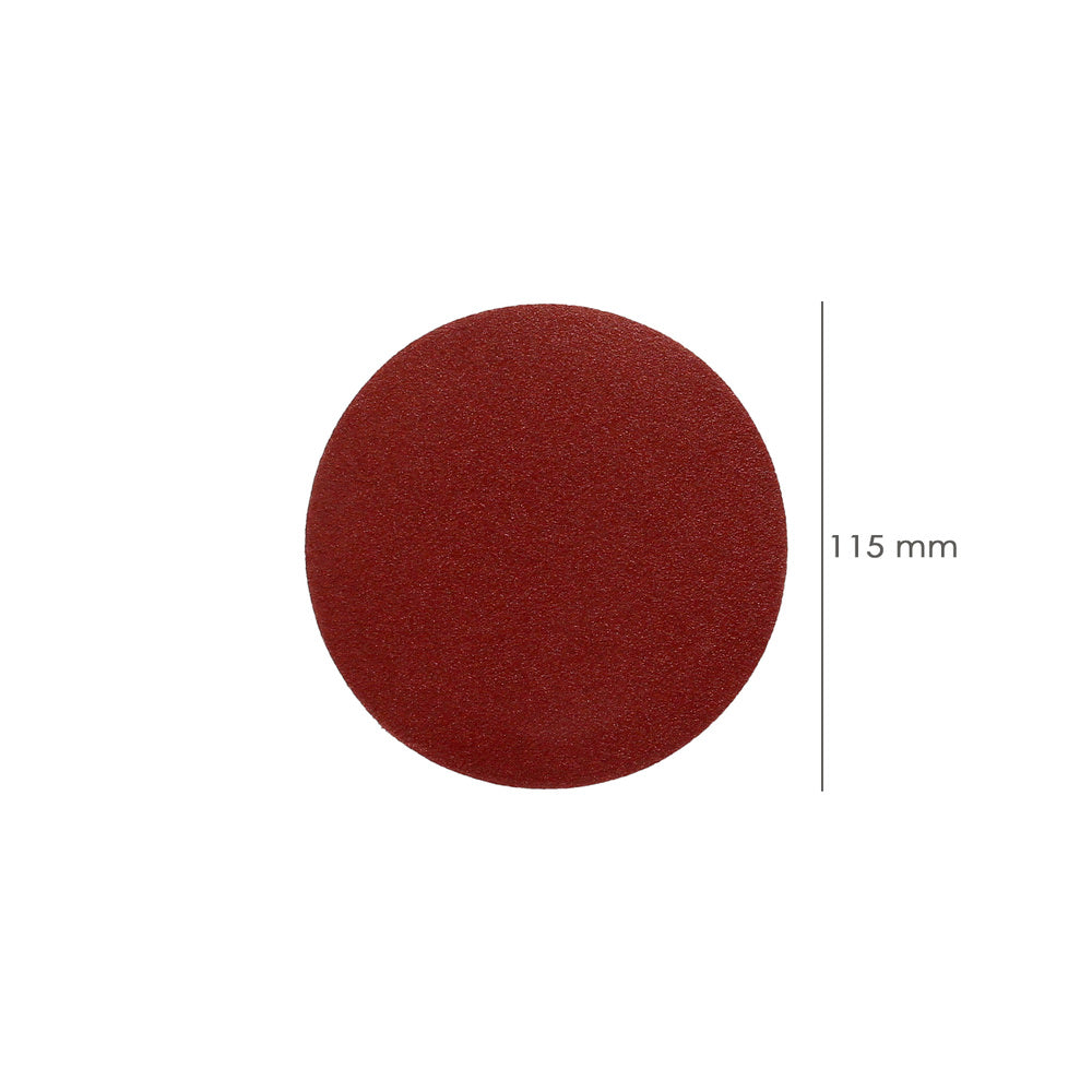 Lija recambio velcro amoladora ø 115 mm grano 120 (10 piezas)