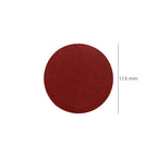 Lija recambio velcro amoladora ø 115 mm grano 180 (10 piezas)