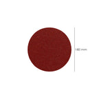 Lija recambio velcro para amoladora ø 180 mm grano 120 (10 piezas)