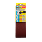 Lija recambio para lijadoras de banda  75x457 mm grano 120 (pack 3 piezas)