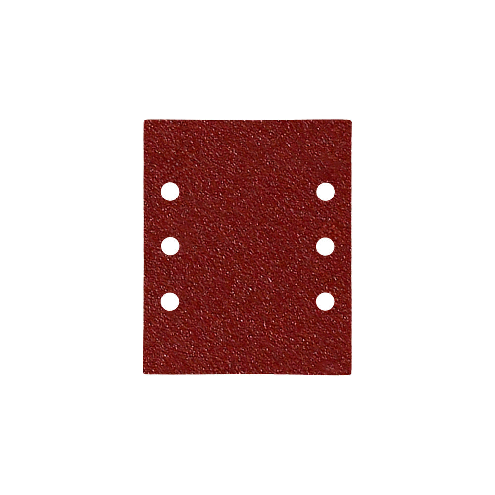 Lija recambio con velcro 114x140 mm con agujeros grano 40 (10 piezas)