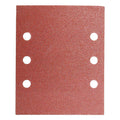 Lija recambio con velcro 114x140 mm con agujeros grano  120 (10 piezas)