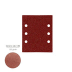 Lija recambio con velcro 114x140 mm con agujeros grano  120 (10 piezas)